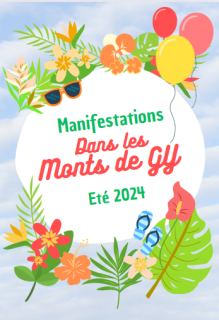 Programme des manifestations estivales dans les Monts de Gy 